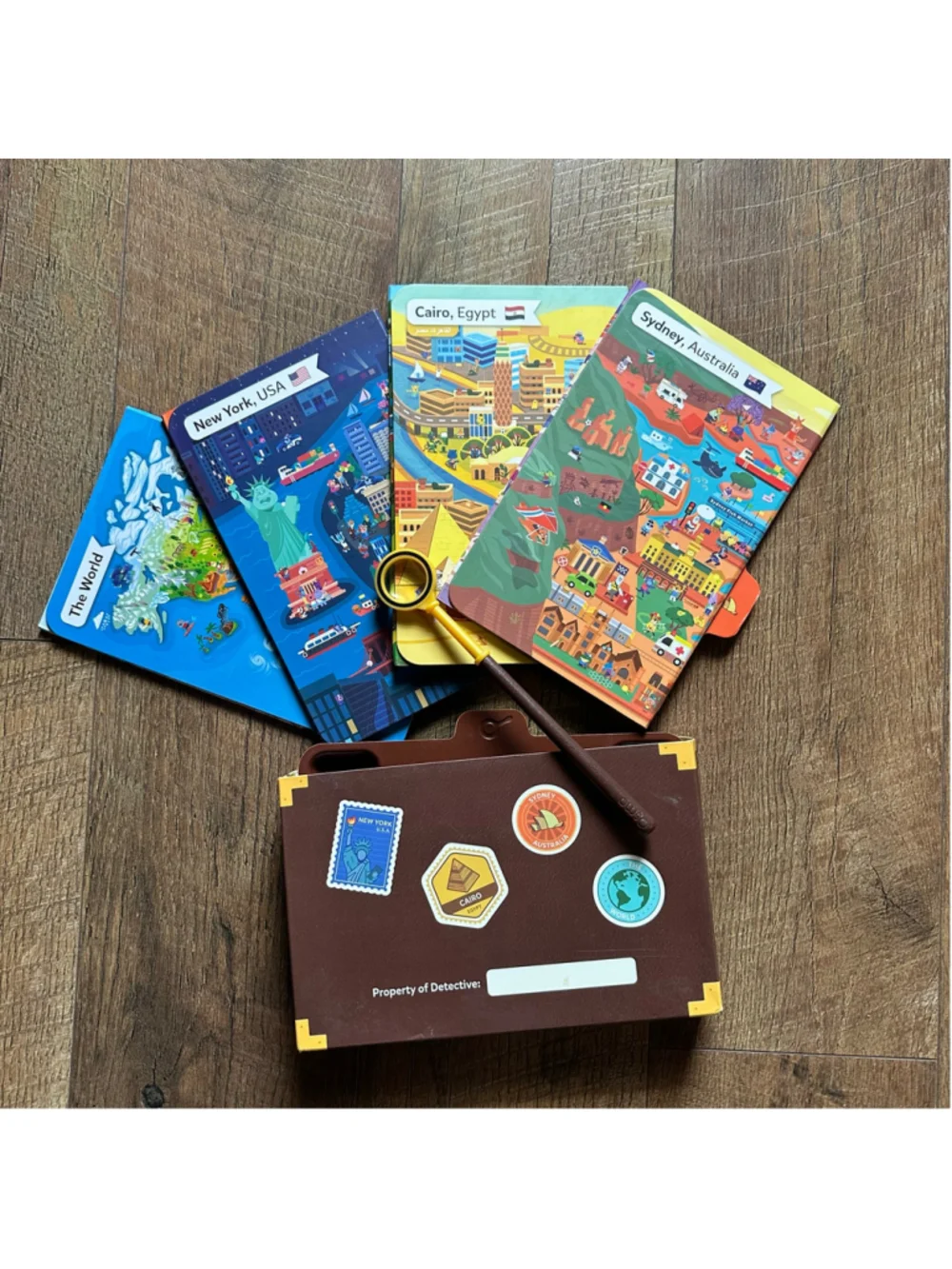 Osmo Detective Agency Kids Educational Geography Game World Maps & Magnifying Gl